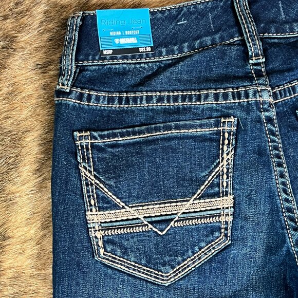 Rock & Roll Denim Midrise Stretch Bootcut Women's Riding Jeans (26x34) NEW - Picture 6 of 11